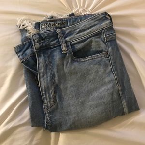 American Eagle Super Stretch X Ripped Jeggings